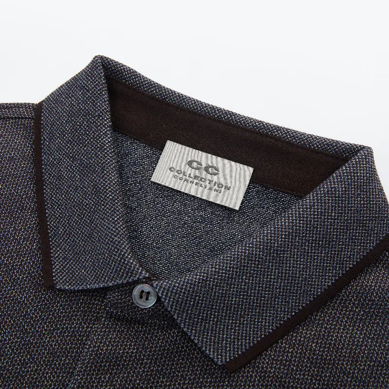 CORNELIANI Polo Shirt Men's Navy Blue-3