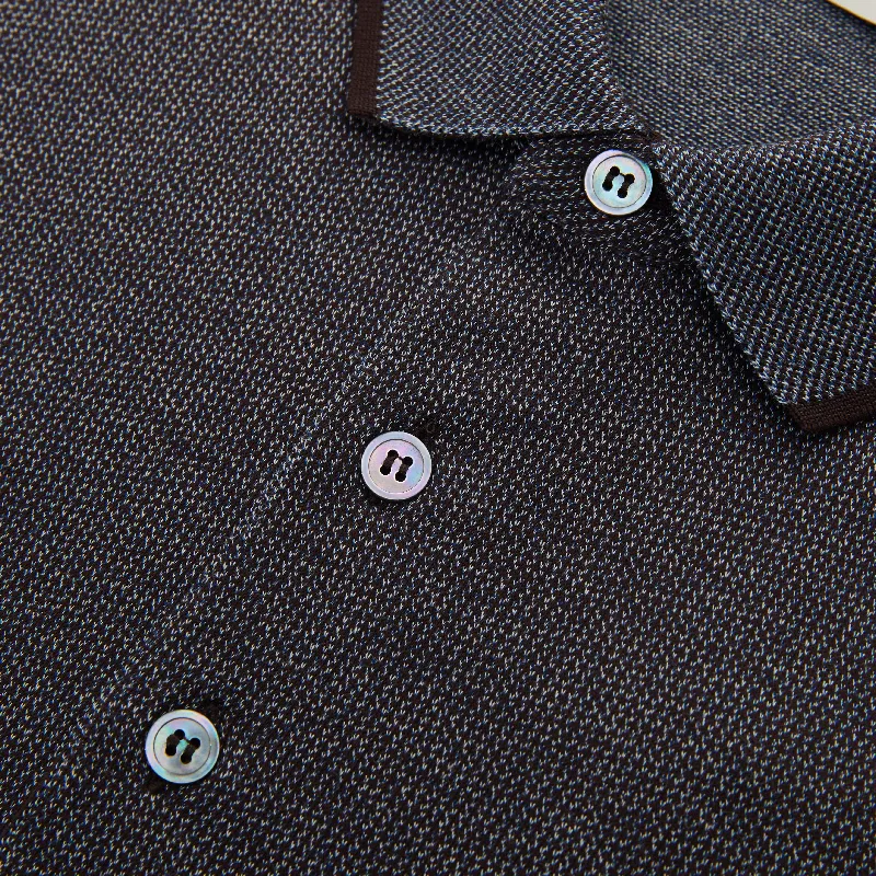 CORNELIANI Polo Shirt Men's Navy Blue-4