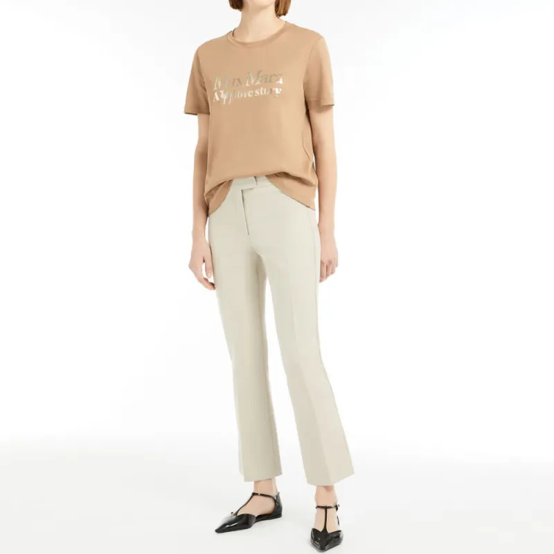 'S MAX MARA Crewneck Short Sleeved T Shirt-1