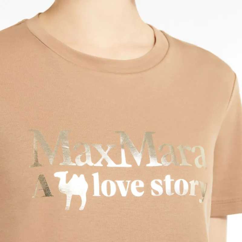 'S MAX MARA Crewneck Short Sleeved T Shirt-4