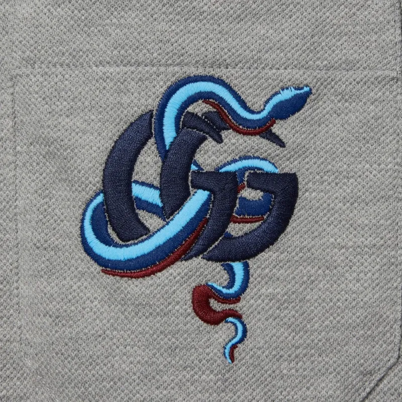 GUCCI SS25 Polo Shirt Men's Gray-7