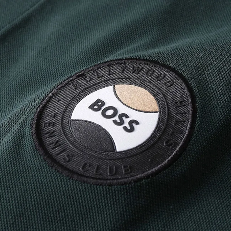 HUGO BOSS Polo Shirts Men Dark Green-4