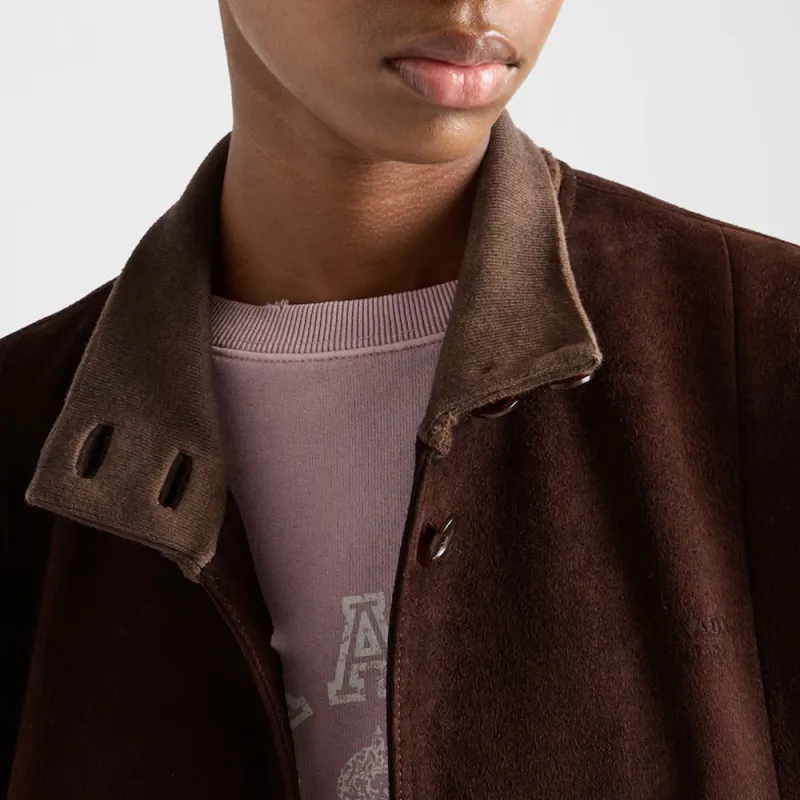 PRADA Long-Sleeved Button-Up Jacket-4