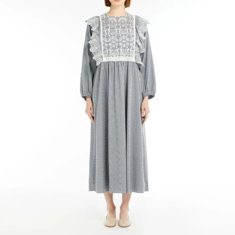 WEEKEND MaxMara Long Sleeved Dress Women's Blue-2