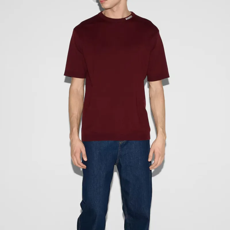 GUCCI T Shirts Men Red-2