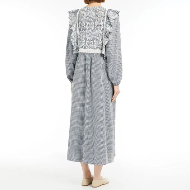 WEEKEND MaxMara Long Sleeved Dress Women's Blue-3