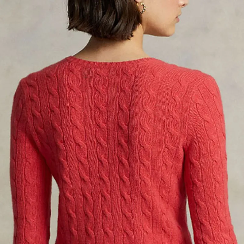 Polo Ralph Lauren Cashmere Sweater Women's Red-4