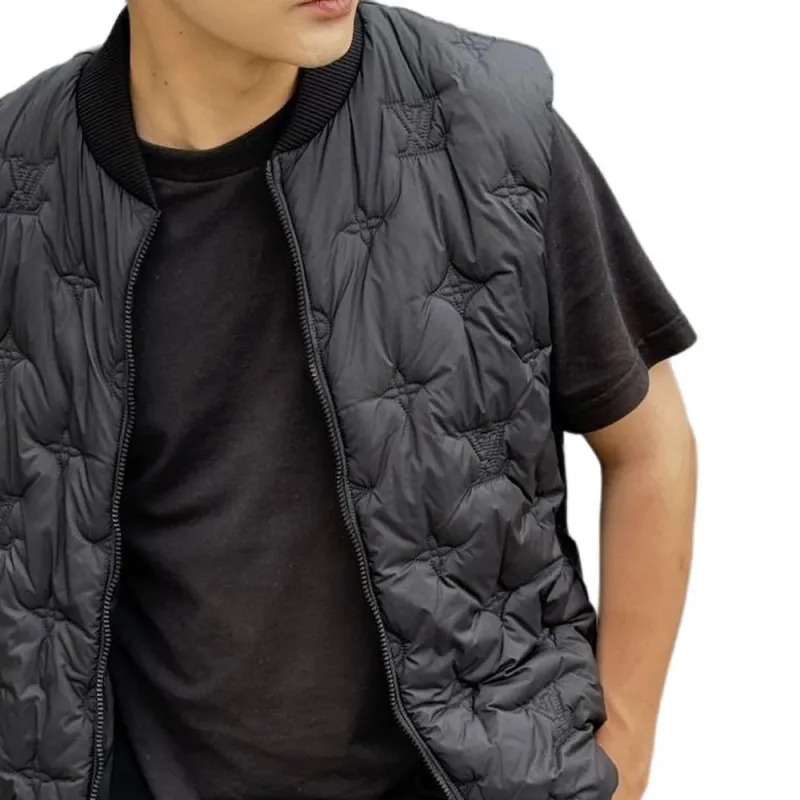 LOUIS VUITTON Monogram Quilted Nylon Gilet-3