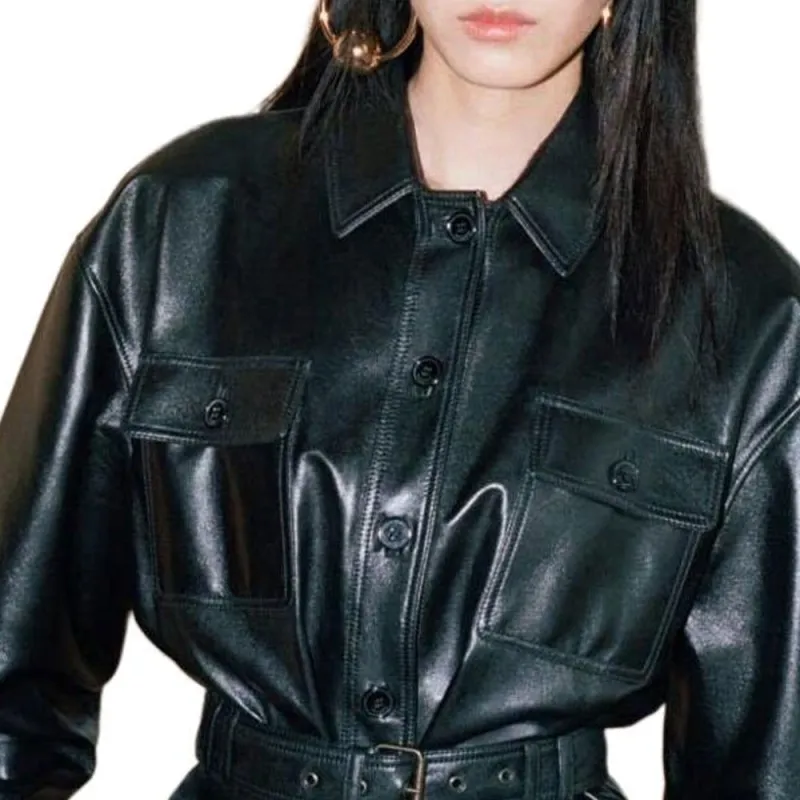 SAINT LAURENT Saharienne Button Up Jacket-3