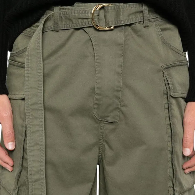 BALMAIN Turn Up Hem Cargo Shorts-4