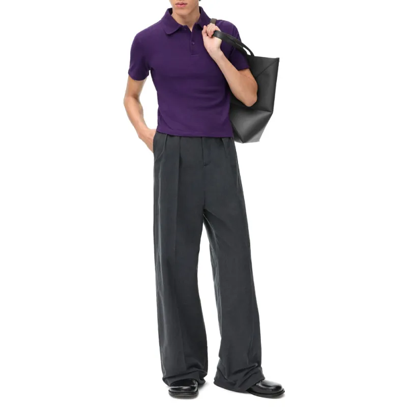 LOEWE SS25 Polo Shirt Men's Purple-1