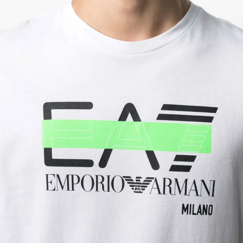 EMPORIO ARMANI EA7 T Shirts Men White-4