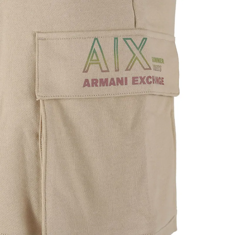 ARMANI EXCHANGE Casual Shorts Men Beige Yellow-3