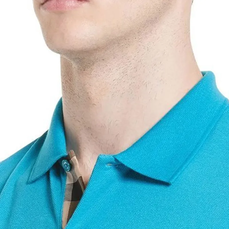 Burberry Polo Shirts Men Blue-2
