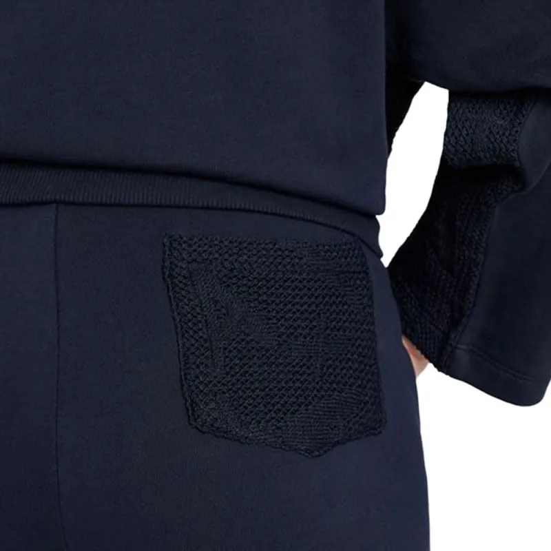 ARMANI EXCHANGE Knitted Sweatpants Women's Blue-4
