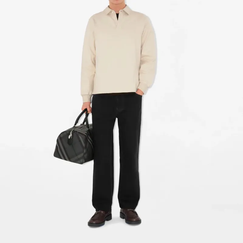 Burberry Cotton Long sleeve Polo Shirt-1