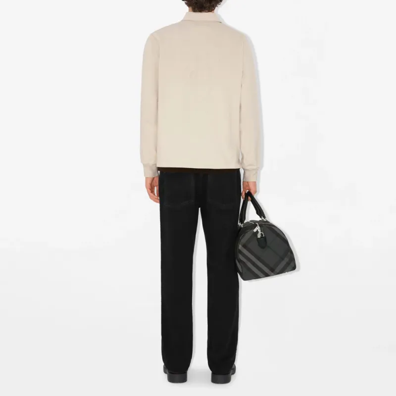 Burberry Cotton Long sleeve Polo Shirt-2