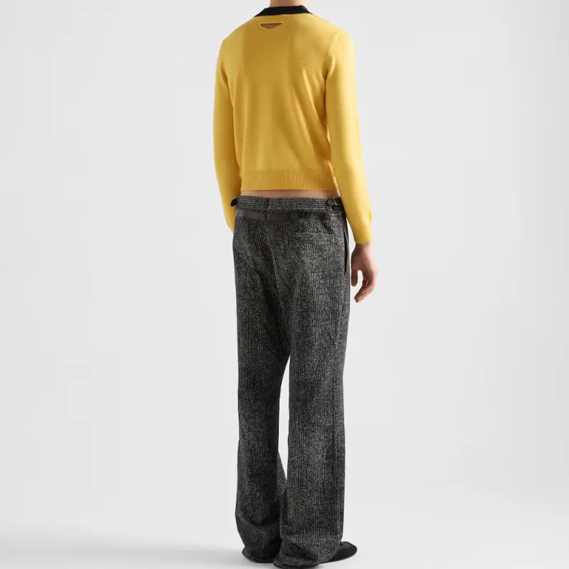 PRADA SS25 Sweater Men's Yellow-3