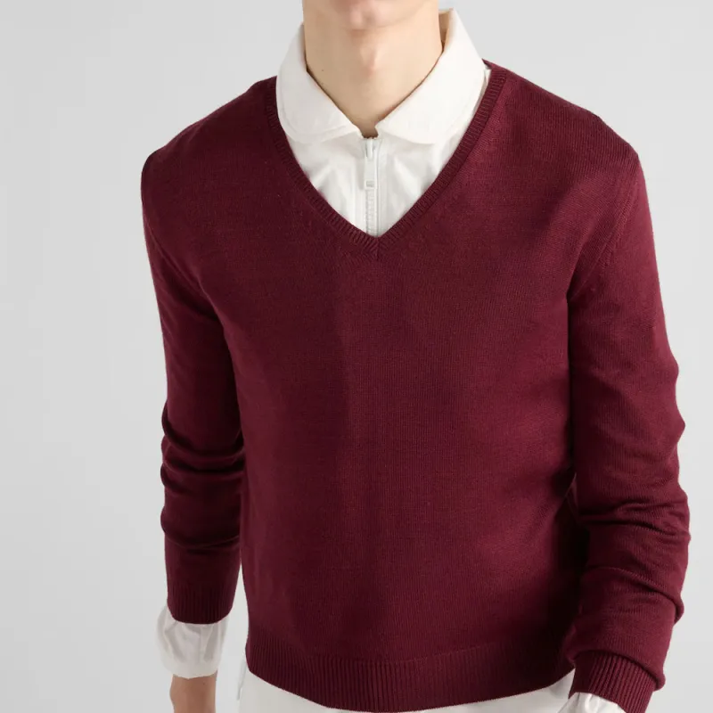 PRADA Sweaters Men Red-4