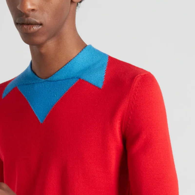 PRADA Sweaters Men Red-5