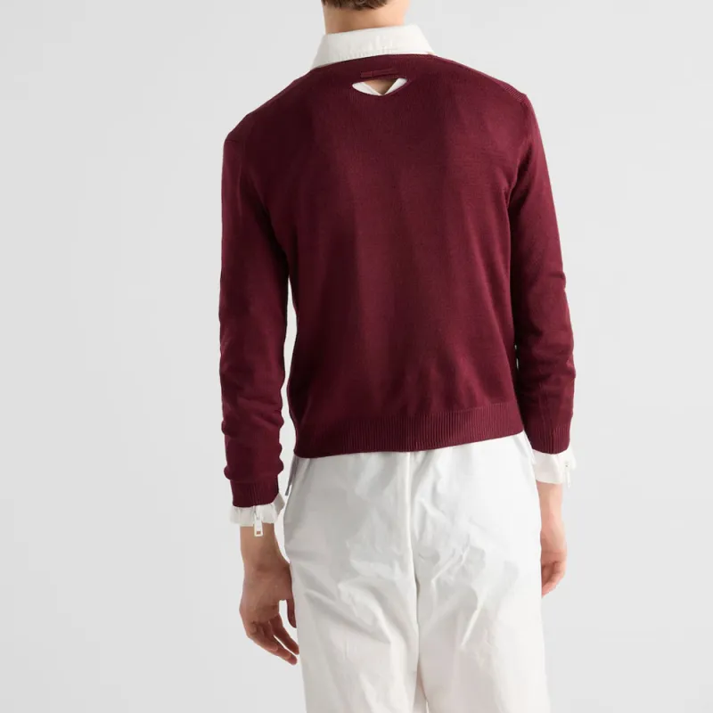 PRADA Sweaters Men Red-2