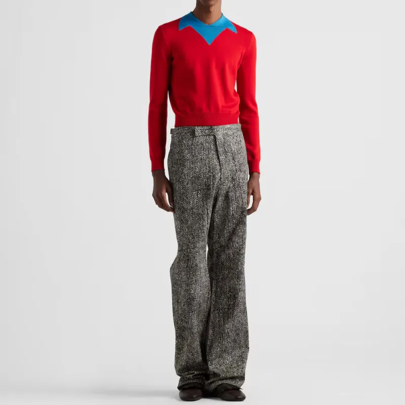 PRADA Sweaters Men Red-1