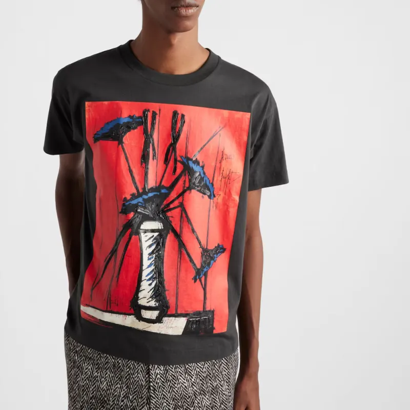 PRADA Printed Jersey T-shirt-2