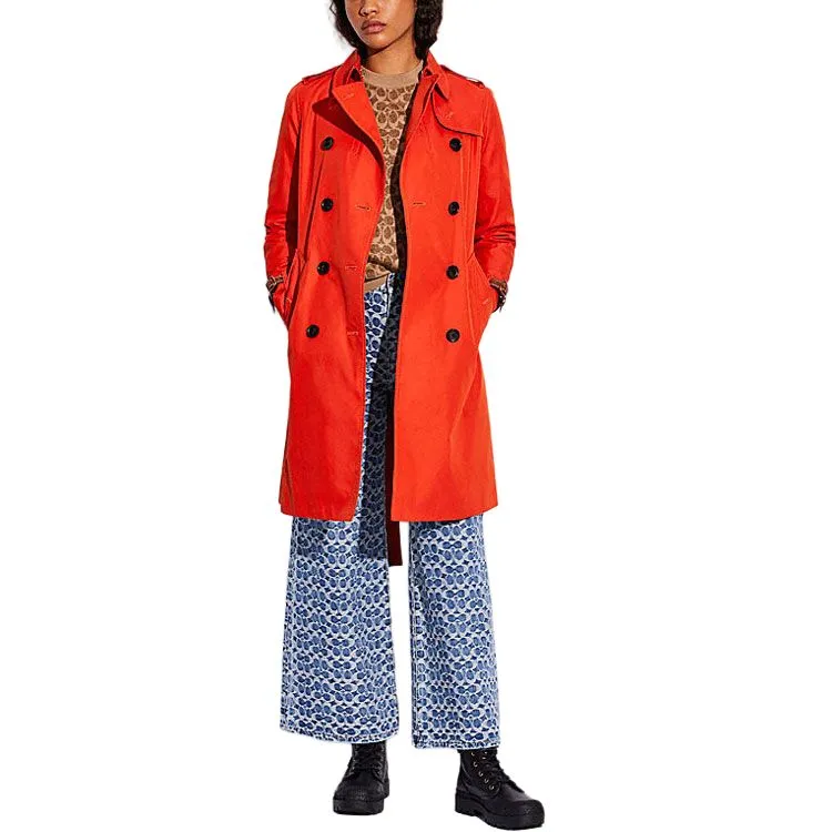 COACH Coats Women's Orange-1