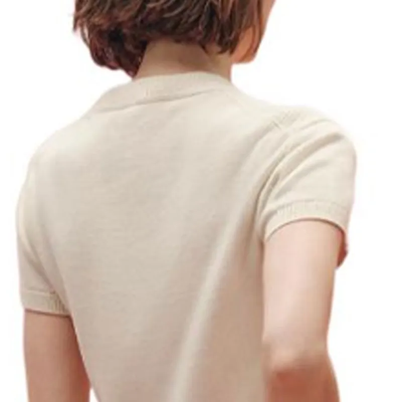 HERMES SS23 Cashmere Sweater Women's Ecru-4