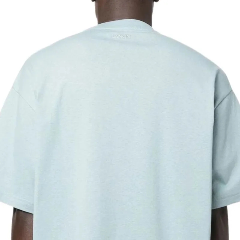 Lanvin T Shirts Men Light Green-4