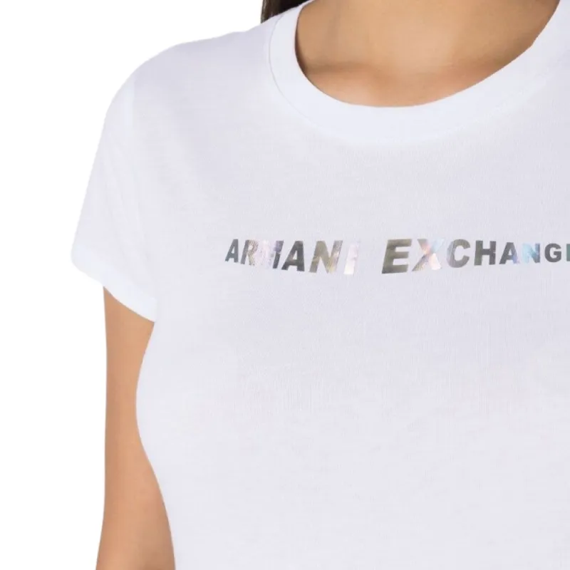 ARMANI EXCHANGE T Shirts Women's White-4