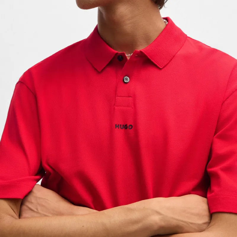 HUGO BOSS Polo Shirts Men Red-4