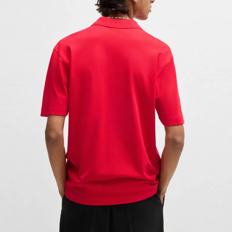 HUGO BOSS Polo Shirts Men Red-3