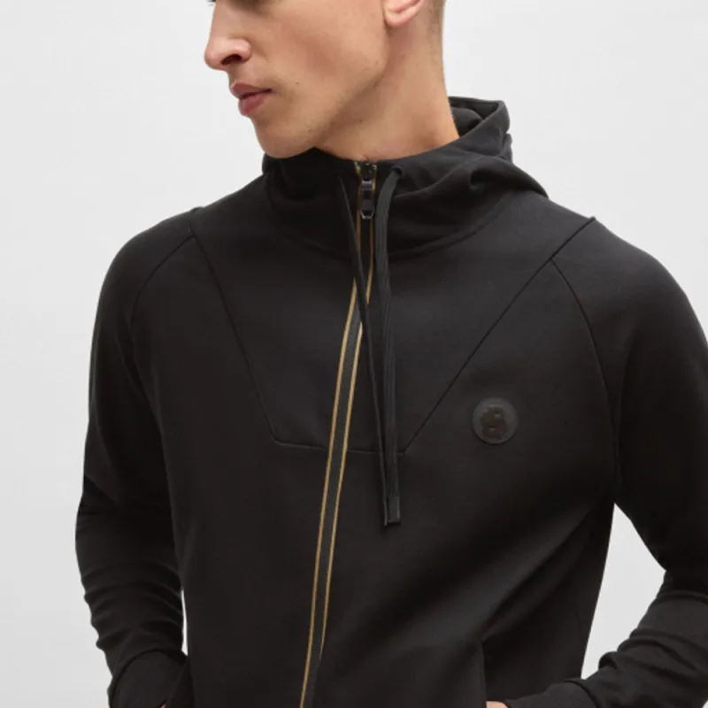 HUGO BOSS Logo patch Hoodie-4