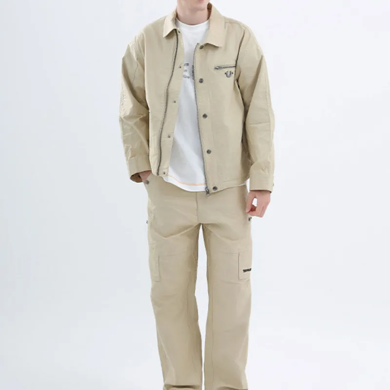 TRUE RELIGION SS24 Jackets Coats Men's Apricot-1