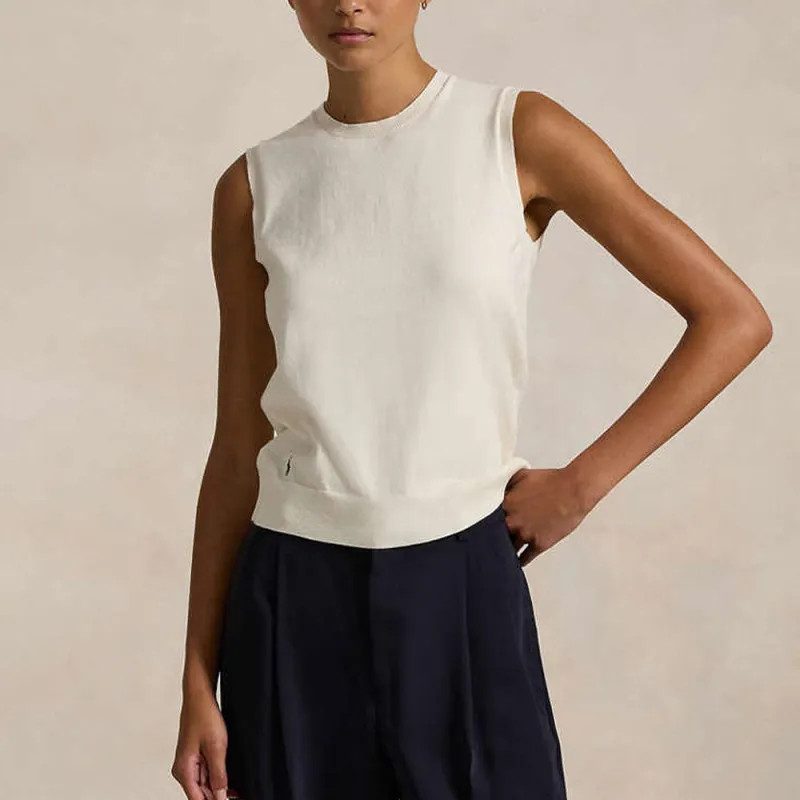 Polo Ralph Lauren SS25 Tank Top Women's White-2