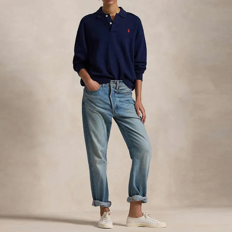 Polo Ralph Lauren SS25 Polo Shirt Women's Nautical Blue-1