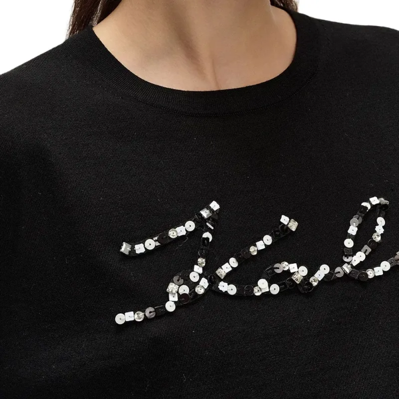 KARL LAGERFELD SS24 Sweater Women's Black-4