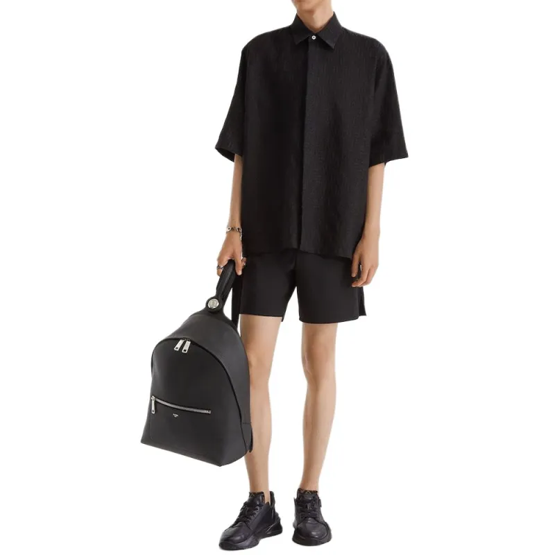 FENDI Shirts Men Black-4
