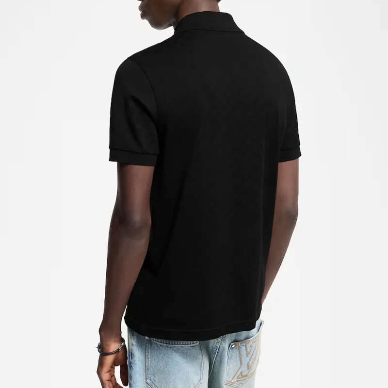 Lv Damier Signature Polo Shirt-2