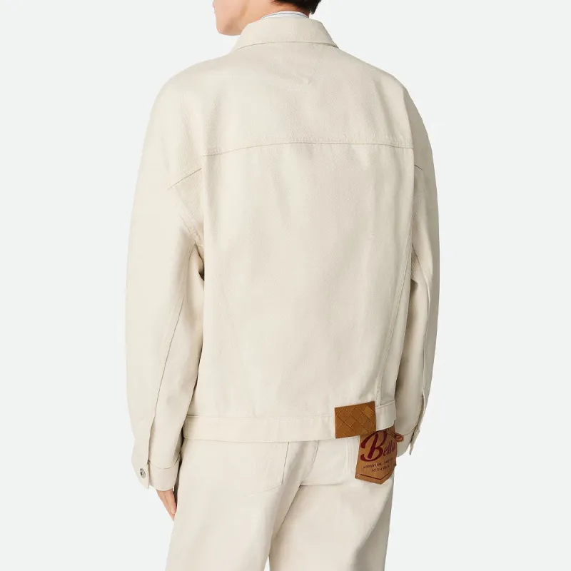 Bottega Veneta SS25 Denim Jacket Men's White-2