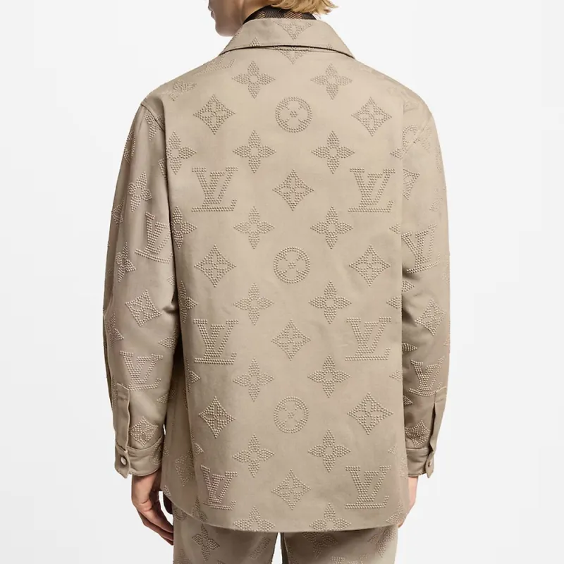 LOUIS VUITTON Monogram Embroidered Chic Overshirt-2