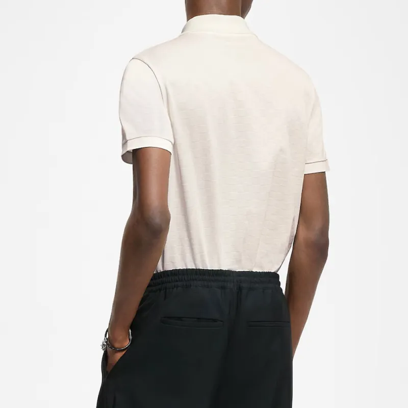 LOUIS VUITTON 1AGILL Damier Signature Polo Shirt-3