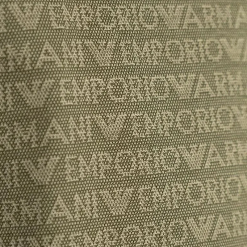EMPORIO ARMANI Monogram Printed Crewneck T Shirt-4