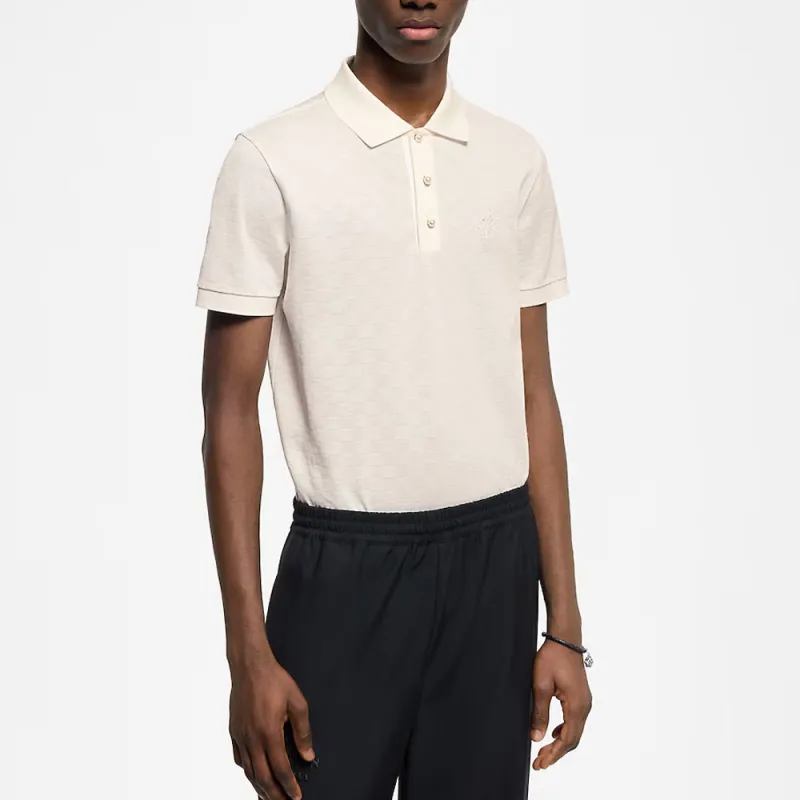 LOUIS VUITTON 1AGILL Damier Signature Polo Shirt-4