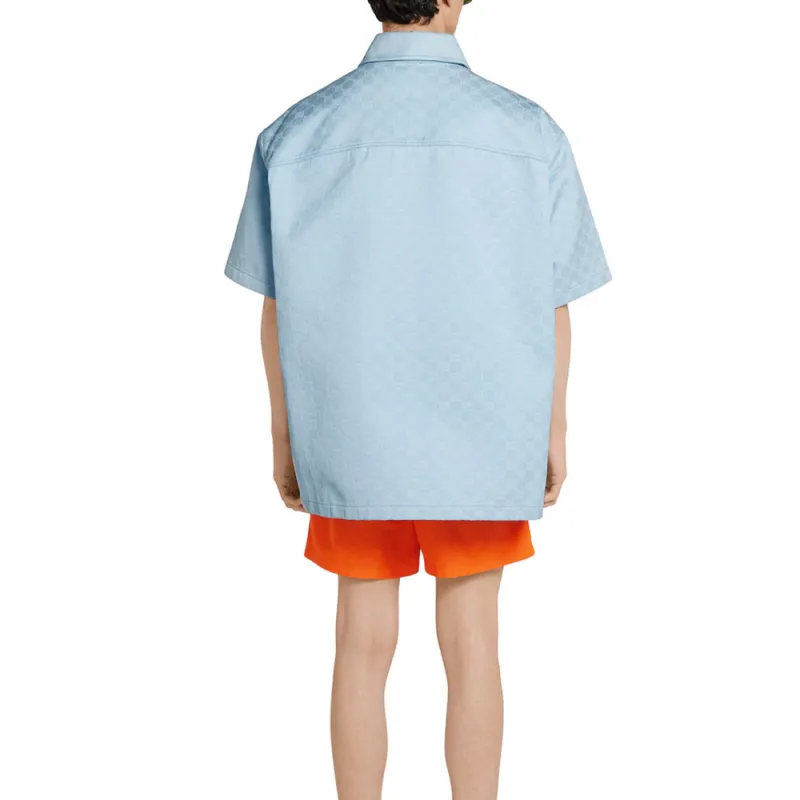 GUCCI Oversize Gg Short Sleeve Shirt-3