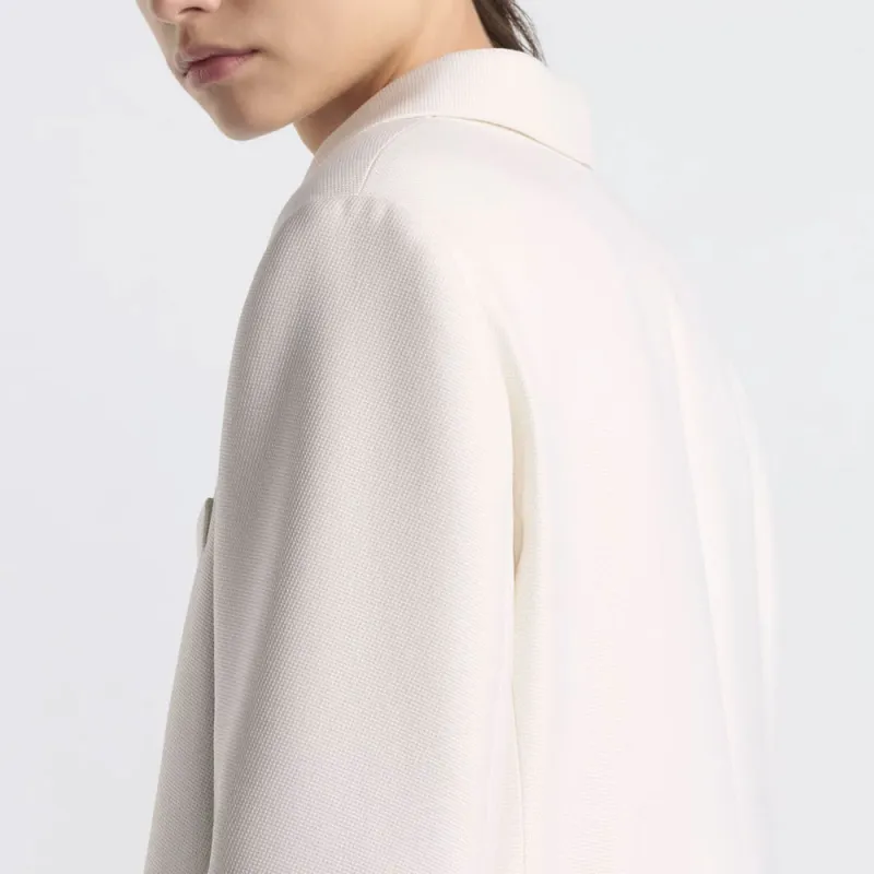 DIOR SS25 Business Suit Coat Women's White-4