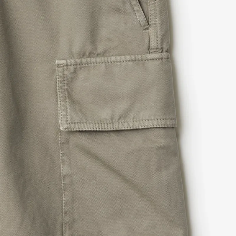 Burberry Casual Shorts Men's Gray Green-4