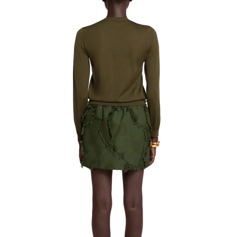 GUCCI SS25 Cashmere Sweater Women's Green-3