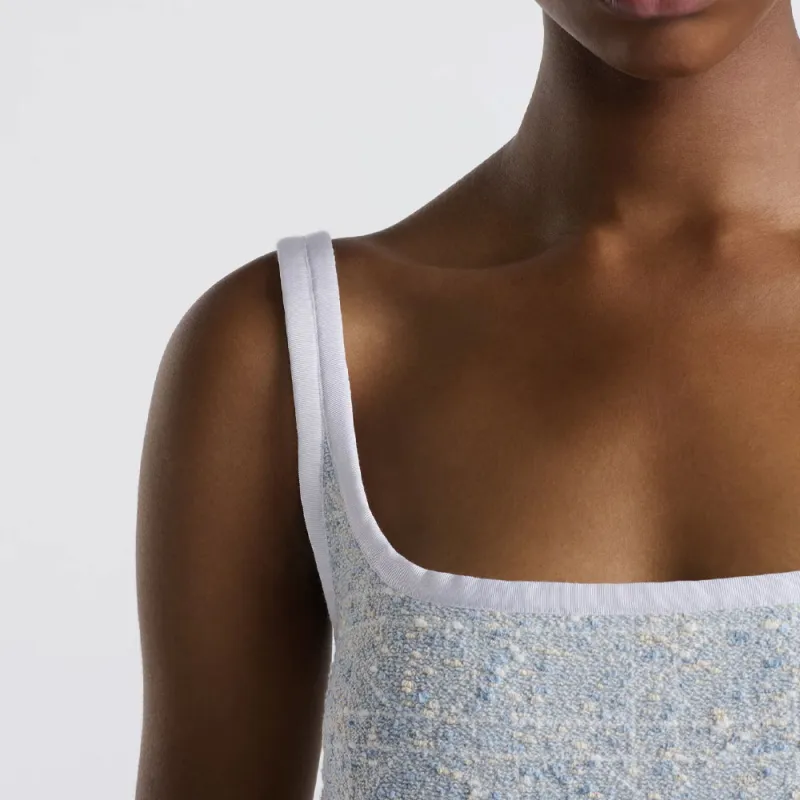 DIOR SS25 Slip Dresses Women's Sky Blue-4